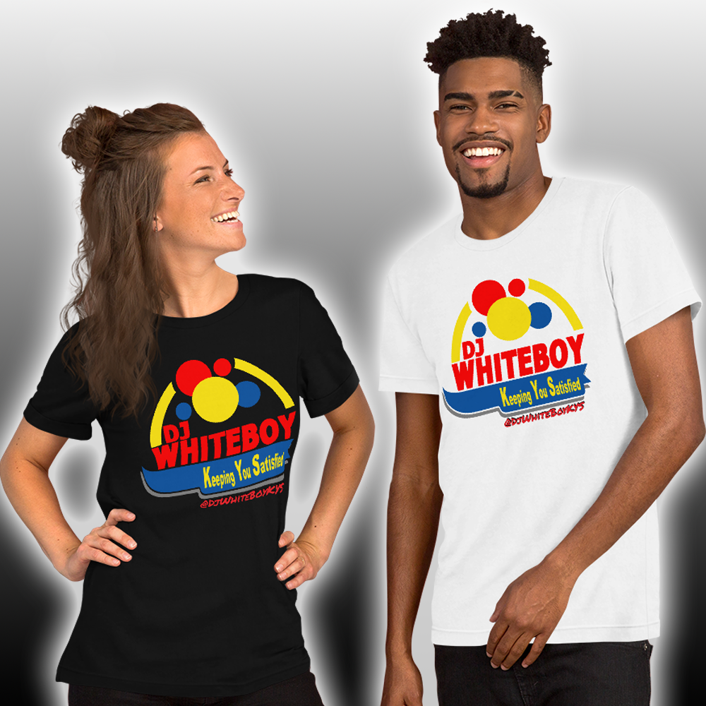 T-Shirt Classic Logo, Unisex Black Or White