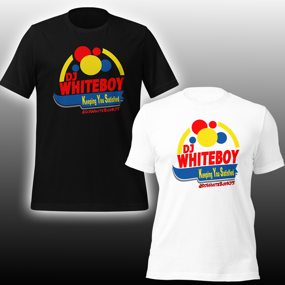 T-Shirt Classic Logo, Unisex Black Or White