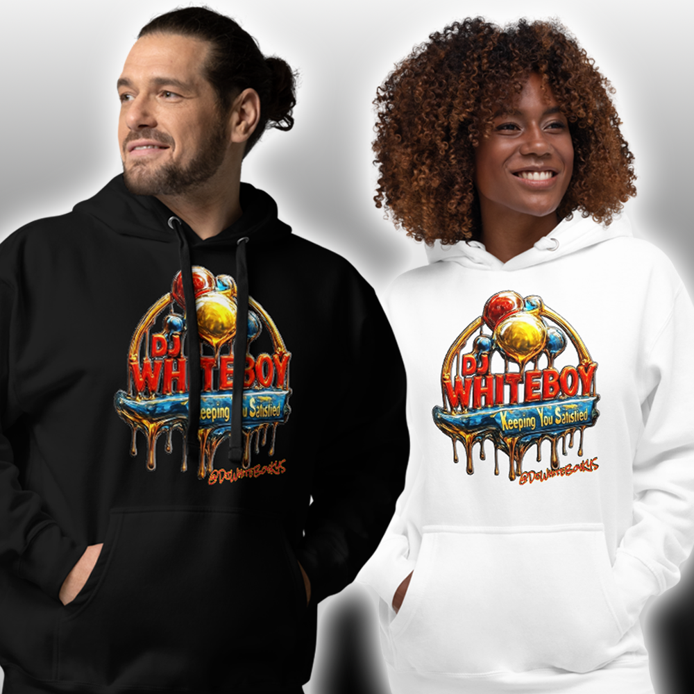 *Drip Logo Series* Hoodie Unisex, Black Or White