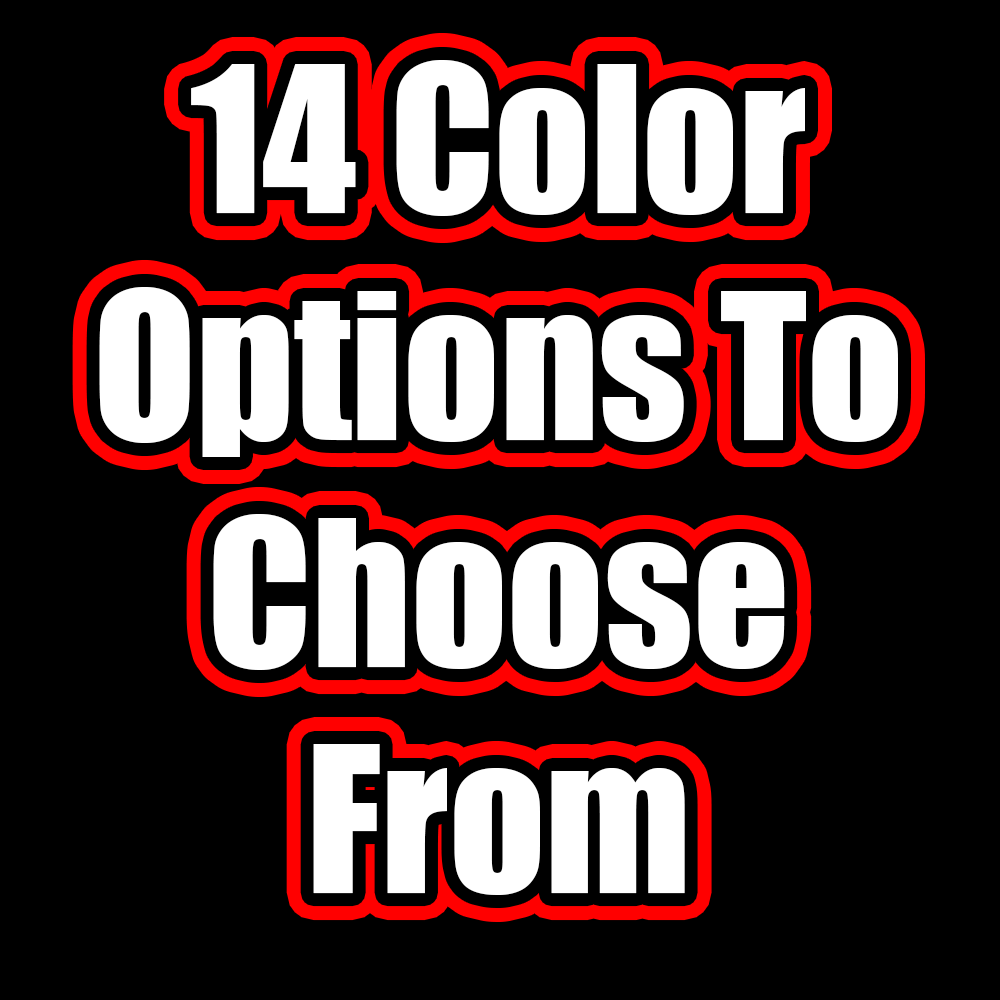 Snapback Flat Bill Unisex Embroidered Solid White Logo Hat (14 Color Options)