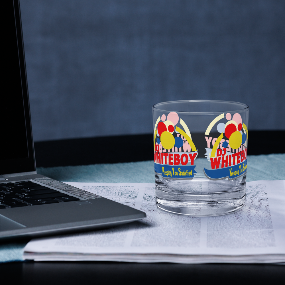 10oz Rocks Glass Classic Logo