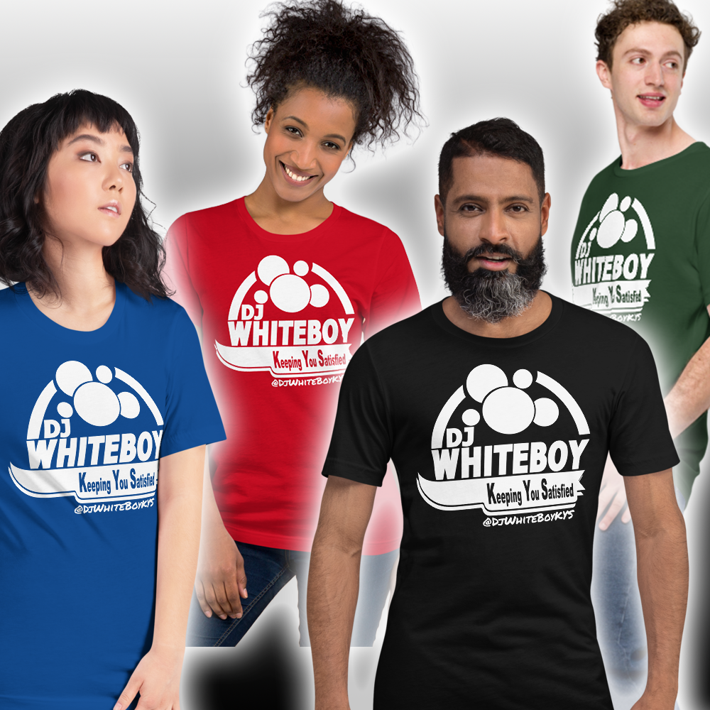 T-Shirt Unisex Solid White Logo (17 Color Options)