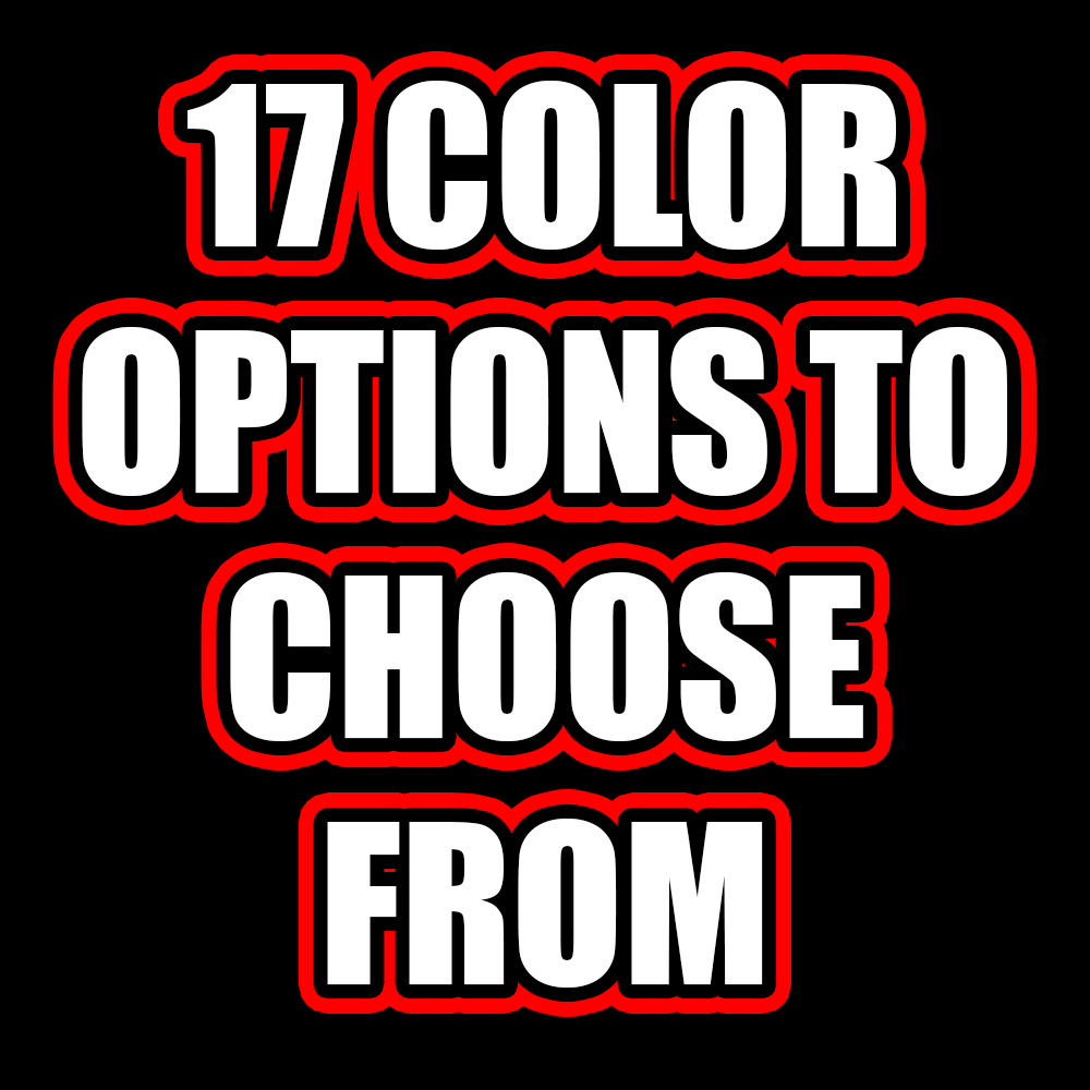 T-Shirt Unisex Solid White Logo (17 Color Options)